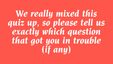 ..ooOOoo.. Trivia Quiz ..ooOOoo..