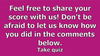 Trivia quiz covering a variety of topics