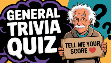 Trivia quiz with a variety of questions