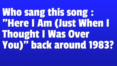 Quiz on Songs from the 1980s