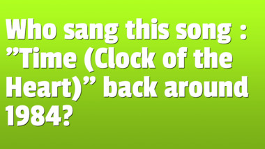 Quiz on songs from the 1980s