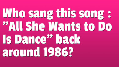 Quiz on Songs from the 1980s