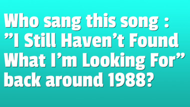 Quiz on songs from the 1980s