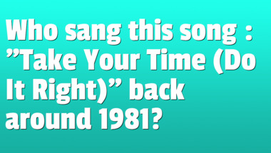 Quiz on songs from the 1980s