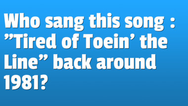 Quiz about songs from the 1980s
