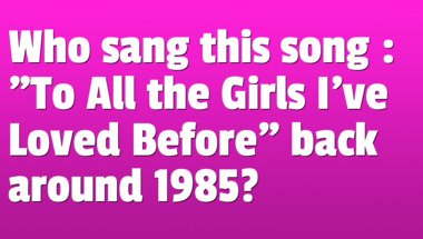 Quiz on songs from the 1980s