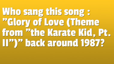 Quiz on 1980s songs