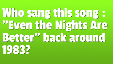Quiz on songs from the 1980s