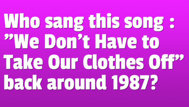 Quiz on songs from the 1980s