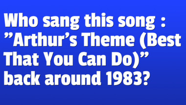 Quiz about songs from the 1980s