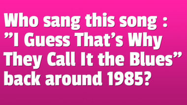 Quiz on songs from the 1980s