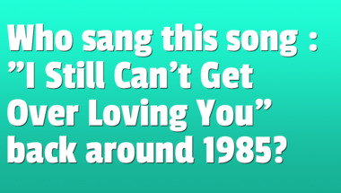 Quiz on songs from the 1980s
