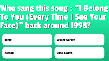 Quiz on Music from the 1990s