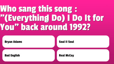 Quiz on Music from the 1990s