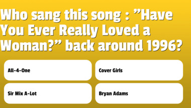 Quiz on Music from the 1990s