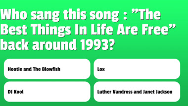 Quiz on Music from the 1990s