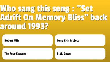 Quiz on Music from the 1990s