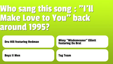 Quiz on Music from the 1990s