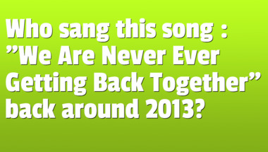 Quiz on songs from the 2010s