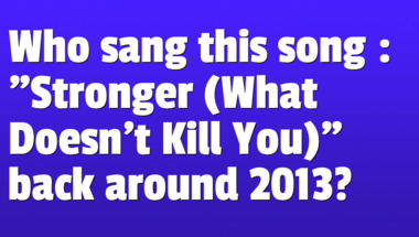 Quiz on songs from the 2010s