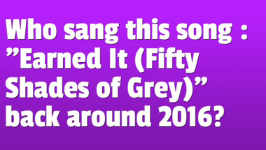 Quiz testing your knowledge of songs from the 2010s
