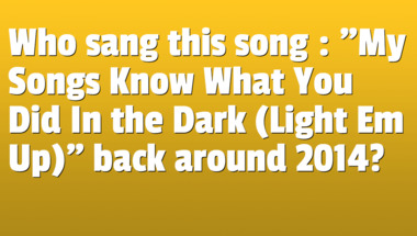 Quiz on songs from the 2010s