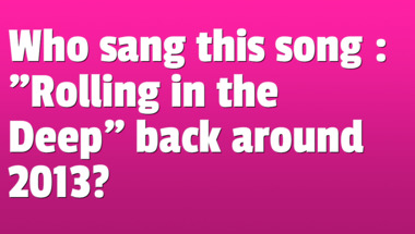 Song quiz from the 2010s