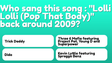 2000s Songs Trivia Quiz