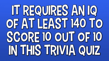Trivia quiz for people who are not just all talk
