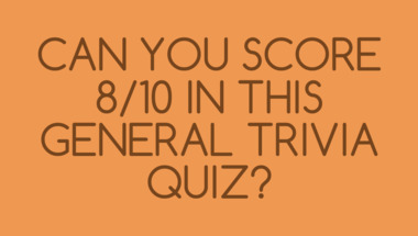 General trivia quiz