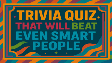 Trivia quiz with entertaining and diverse topics.