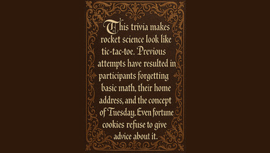 General knowledge quiz