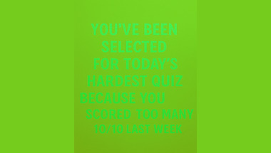 General trivia quiz with 10 mixed questions