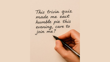 Trivia quiz for you