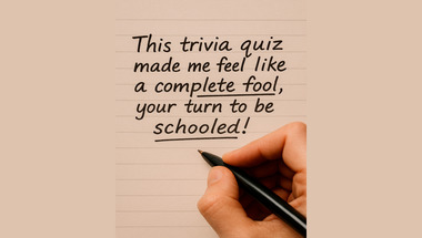 Trivia quiz for you