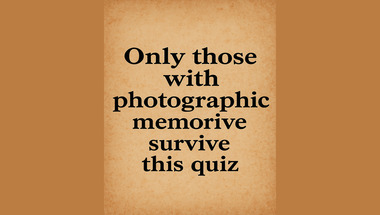 Trivia quiz for smart people