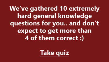 General Trivia Quiz