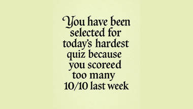 Trivia quiz for smart people