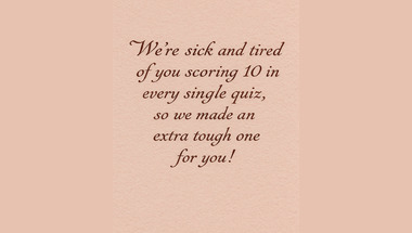 Trivia quiz for smart people