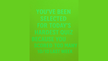 Trivia quiz for smart people