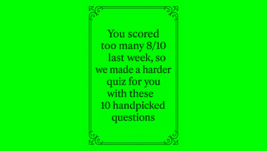 General trivia quiz for 65+