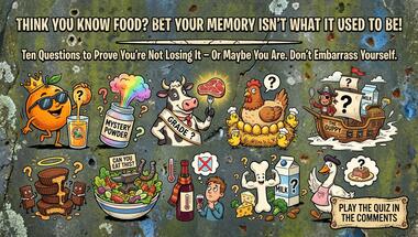 Culinary curiosity challenge: 10 tantalizing trivia questions