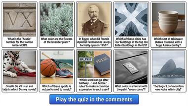 10-question fun fact challenge