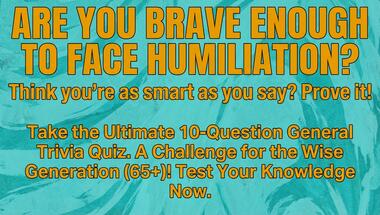 Quick-fire general knowledge challenge: 10 questions
