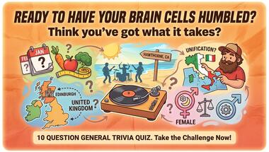 10-question general knowledge challenge