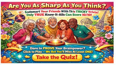 10-question general knowledge challenge