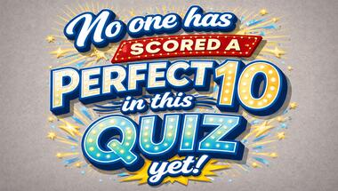 10-question general knowledge challenge