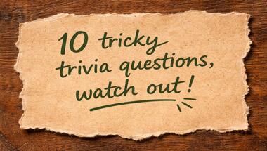 Quickfire 10-question trivia challenge