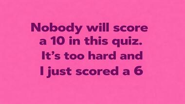 10-question quickfire trivia challenge