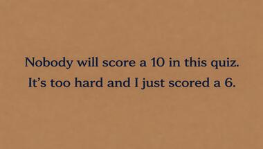 10-question quick-fire trivia challenge